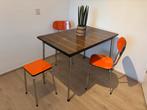 Authentieke vintage formica eettafelset (jaren ’50–’60), Huis en Inrichting, Tafels | Eettafels, Ophalen, Gebruikt, 100 tot 150 cm