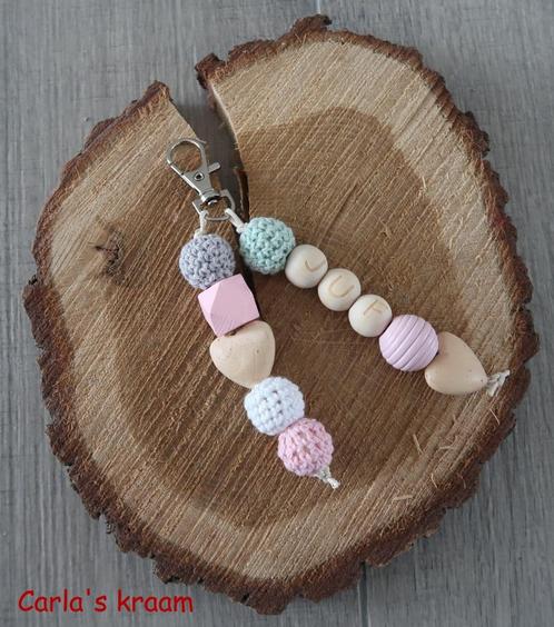 sleutelhanger met naam, Kinderen en Baby's, Speelgoed | Babyspeelgoed, Nieuw, Ophalen of Verzenden