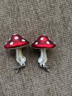 2 kerst paddestoelen op clip, Diversen, Kerst, Ophalen of Verzenden, Zo goed als nieuw