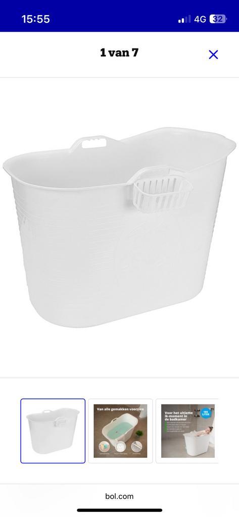 Zitbad - bath bucket - ijsbad - dompelbad, Huis en Inrichting, Badkamer | Badtextiel en Accessoires, Gebruikt, Overige typen, Ophalen