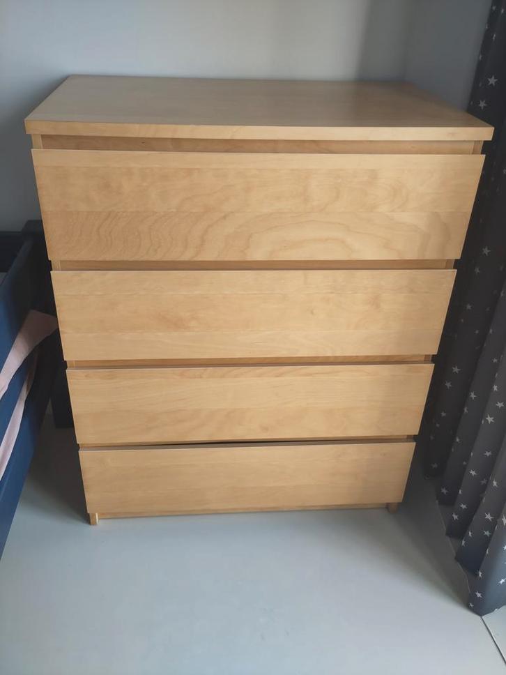 Ikea Malm ladekast, Huis en Inrichting, Kasten | Ladekasten, Gebruikt, Minder dan 100 cm, 50 tot 100 cm, 25 tot 50 cm, Overige houtsoorten