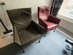 2 Charley stoelen Gerard den Berg  voor Montis, Ophalen, Gebruikt, 50 tot 75 cm, Leer