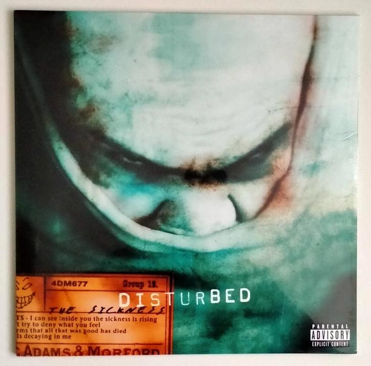 Disturbed - The Sickness (nieuw), Cd's en Dvd's, Vinyl | Hardrock en Metal, Nieuw in verpakking, Ophalen of Verzenden