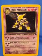 Dark Alakazam 1/82 - Team Rocket (1st edition), Hobby en Vrije tijd, Verzamelkaartspellen | Pokémon, Gebruikt, Losse kaart, Verzenden