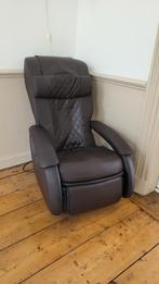 relaxed massage stoel donkerbruin., Huis en Inrichting, Fauteuils, Ophalen, Gebruikt