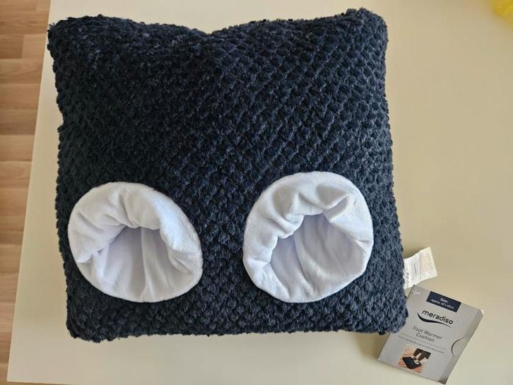 Warmtekussen voor voeten - Meradiso, Huis en Inrichting, Woonaccessoires | Kussens, Nieuw, Blauw, Vierkant, Ophalen of Verzenden