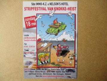 adv10379 suske en wiske stripfestival knokke flyer beschikbaar voor biedingen