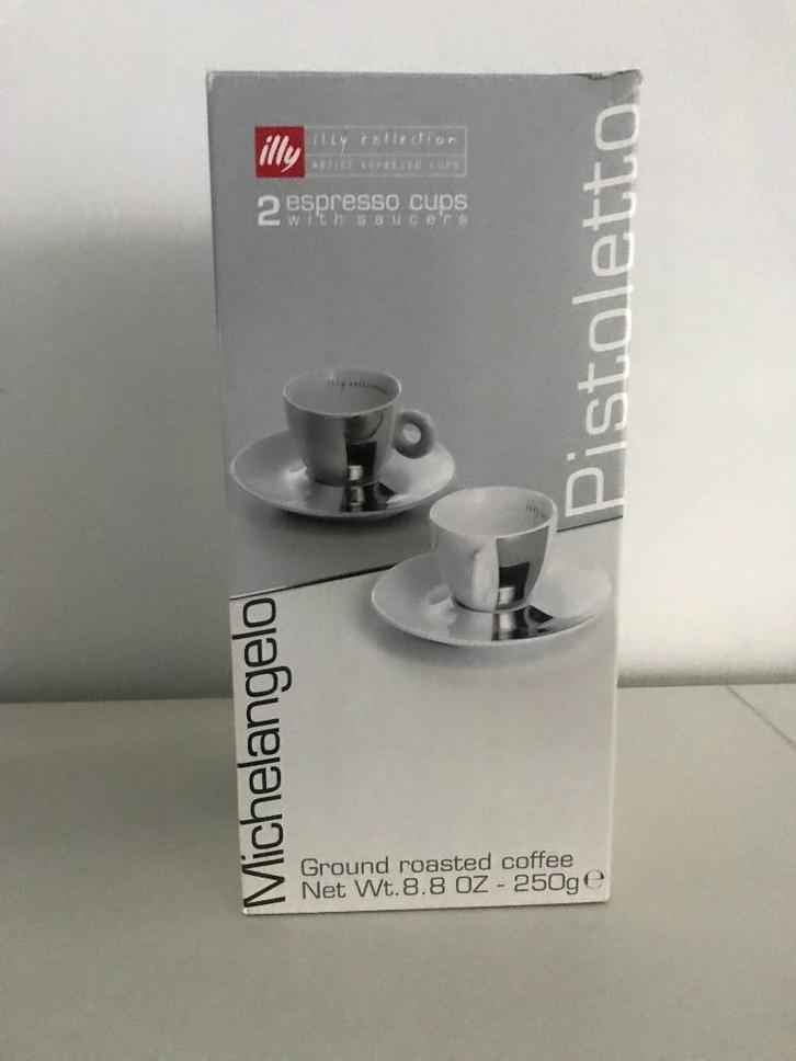 Illy Collection 2002 Spicchi di specchio, Verzamelen, Porselein, Kristal en Bestek, Nieuw, Kop en/of schotel, Porselein, Ophalen of Verzenden