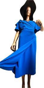 Bombshell London jurk Pinup Rockabilly   40s 50s 60s, Blauw, Maat 42/44 (L), Ophalen of Verzenden, Zo goed als nieuw