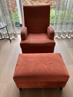 Design stoel Wittmann Fauteuil Roma + hocker, Ophalen, Gebruikt, Eenpersoons, Minder dan 75 cm