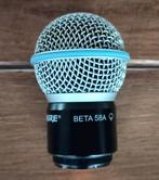 SHURE BETA 58A kop (past o.a. op Line 6 handzender), Muziek en Instrumenten, Microfoons, Ophalen of Verzenden, Zo goed als nieuw