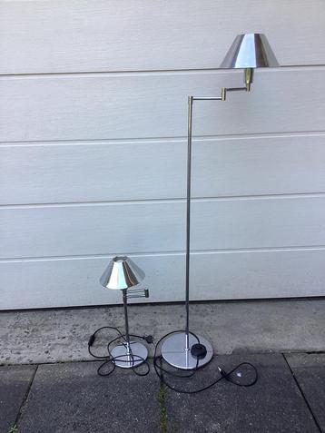 Staande lamp met bijpassende tafellamp beschikbaar voor biedingen