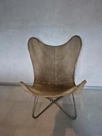 Legergroene vlinderstoel canvas, Ophalen, Gebruikt, Overige kleuren, Vintage