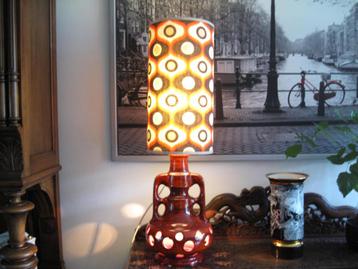 Vintage / Keramiek tafellamp 70er jaren / Mid - age / Retro beschikbaar voor biedingen