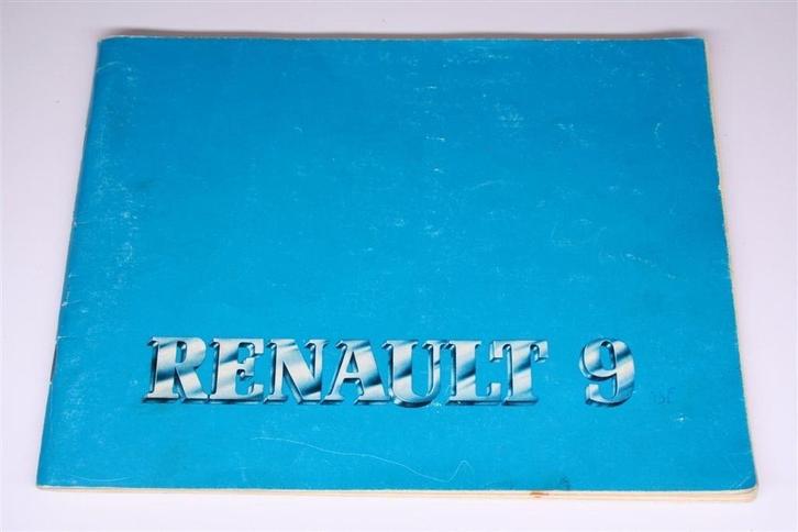 Origineel Instructieboekje Renault 9 [1986] — Vintage, Auto diversen, Handleidingen en Instructieboekjes, Ophalen of Verzenden
