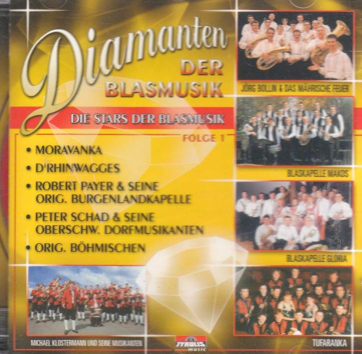 Hafabra- Diamanten Der Blasmusik, Cd's en Dvd's, Cd's | Instrumentaal, Nieuw in verpakking, Verzenden