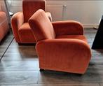 Twee Jan des Bouvrie Fauteuils - Young International, Gebruikt, Vintage, 75 tot 100 cm, Ophalen of Verzenden