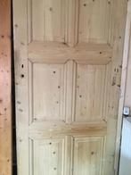 Grote zware grenen Deur, Doe-het-zelf en Verbouw, Deuren en Horren, Ophalen, 80 tot 100 cm, Binnendeur, 200 tot 215 cm