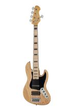 5-snarige Harley Benton basgitaar met koffer, Muziek en Instrumenten, Snaarinstrumenten | Gitaren | Bas, Ophalen, Zo goed als nieuw