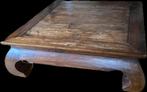 opiumtafel 10001000 teakhout, Huis en Inrichting, Ophalen, Gebruikt, Rechthoekig, Teakhout