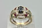 Gouden Vintage ring met edelstenen diamant.2025/470