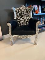 Vintage kinderfauteuil met zebraprint, Ophalen, Gebruikt, Stoel(en)