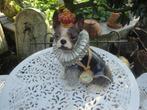 barok beeld hond met een klokje, Antiek en Kunst, Ophalen of Verzenden