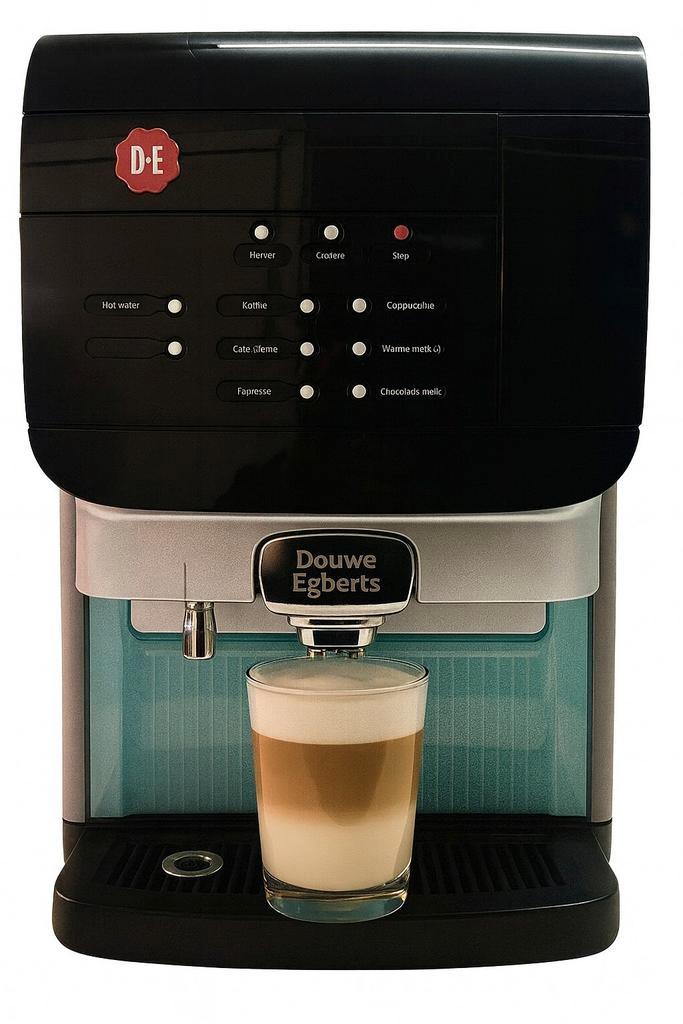 Douwe Egberts koffiemachine met warme chocolademelk, Witgoed en Apparatuur, Koffiezetapparaten, Zo goed als nieuw, Overige typen