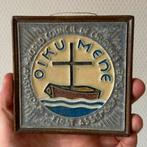 Porceleyne Fles Cloisonne Tegel, Oikumene Amsterdam, Boot, Antiek en Kunst, Antiek | Wandborden en Tegels, Ophalen of Verzenden