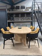 6 x B&B Italia Husk dining chairs in Gamma leder, Verzenden, Zwart, Zo goed als nieuw, Stof