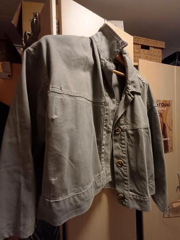 Zara Spijkerjasje Lichtgroen - Maat 42 - Trendy! beschikbaar voor biedingen