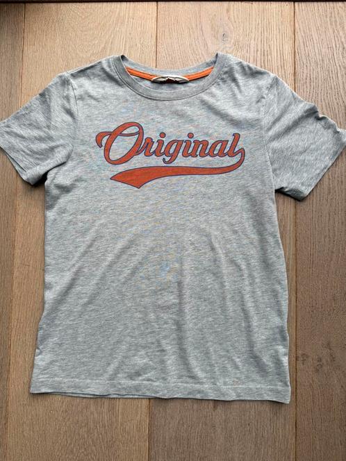 grijs original t-shirt km maat 134/140, Kinderen en Baby's, Kinderkleding | Maat 134, Gebruikt, Jongen, Shirt of Longsleeve, Ophalen of Verzenden