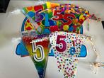Set 5 jaar versiering, Hobby en Vrije tijd, Ophalen of Verzenden, Gebruikt, Versiering, Verjaardag