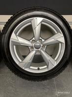 18” originele Audi A6 C8 velgen + Pirelli winterbanden 5x112, 18 inch, Gebruikt, Banden en Velgen, Personenwagen
