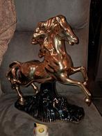 Vintage keramische stijgerend paard gemarkeerd, Ophalen of Verzenden