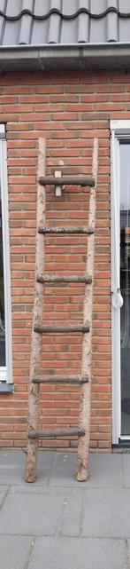 Houten Ladder - Natuurlijke Uitstraling, Doe-het-zelf en Verbouw, Ladders en Trappen, Ophalen, Gebruikt, Ladder, 2 tot 4 meter