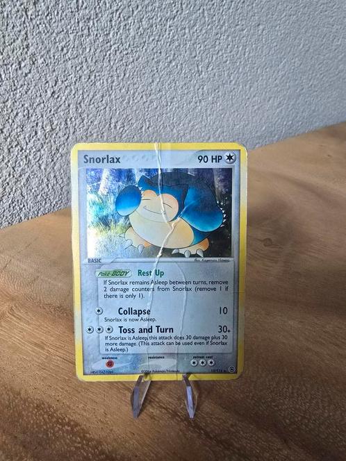 Snorlax 15/112, Hobby en Vrije tijd, Verzamelkaartspellen | Pokémon, Zo goed als nieuw, Meerdere kaarten, Verzenden