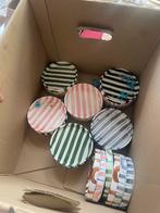 Keramiek schalen en bordjes - gestreept, citroen, oester, Ophalen, Keramiek, Nieuw, Schaal of Schalen