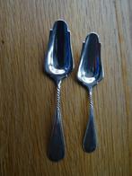 2 zilveren suikerscheppen parelrand, Antiek en Kunst, Ophalen of Verzenden, Zilver