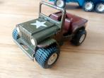 Tonka leger jeep blikken speelgoed auto, Antiek en Kunst, Ophalen of Verzenden