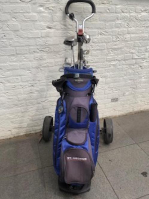 Golfclubs Skymax  met tas en trolley, Sport en Fitness, Golf, Gebruikt, Set, Overige merken, Ophalen