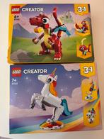 Lego 3-1 Creator 31140 & 31145, Ophalen of Verzenden, Gebruikt, Complete set, Lego