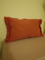 Roestkleurig kussen karwei, Ophalen of Verzenden, Zo goed als nieuw, Vierkant