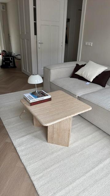 Salontafel Travertin Vintage Organisch | Japandi | Nordic beschikbaar voor biedingen