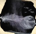 Zwart satijnen dekbedovertrek kingsize lits jumeaux 240x200, Zwart, Dekbedovertrek, Ophalen of Verzenden, Nieuw