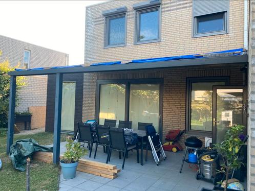 Antraciete overkapping 6 x 3,5 te koop, Tuin en Terras, Overkappingen, Gebruikt, Veranda, Ophalen
