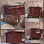 Vintage commode babykamerset hout duurzaam uniek MerlotMania, Josièfine, 50 tot 70 cm, Ophalen of Verzenden, Info@josiefine.nl