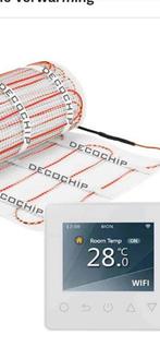NIEUW Elektrische vloerverwarming Decochip met thermostaat, Doe-het-zelf en Verbouw, Ophalen of Verzenden, Nieuw