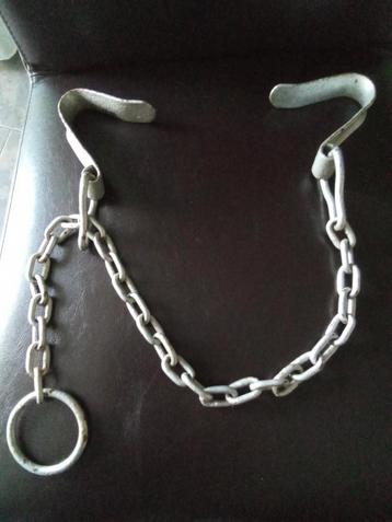 Oude Spanketting koe, plantenhanger, hanger beschikbaar voor biedingen