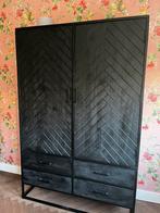 Twee nieuwe kasten visgraat zwart AQ living, Ophalen, Nieuw